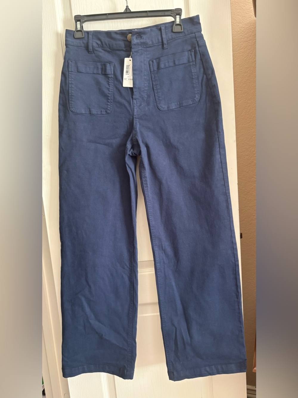 johnnie-O Navy Zip-Front Pants